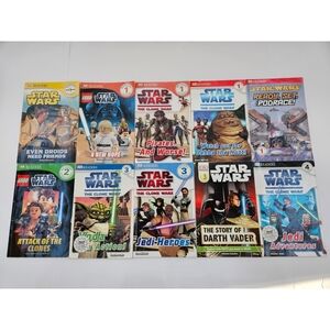 DK Level Reader Star Wars Bundle, 10 Books, Various Levels, Good Used Condition